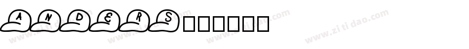 anders字体转换