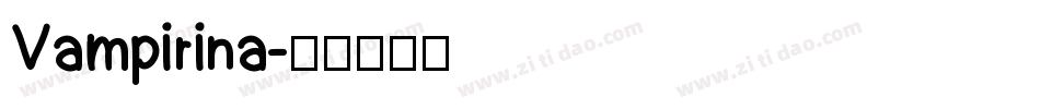 Vampirina字体转换