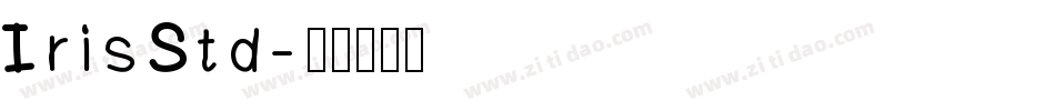IrisStd字体转换