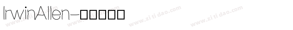 IrwinAllen字体转换