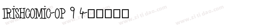 IrishComic-Op94字体转换