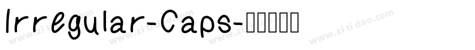 Irregular-Caps字体转换