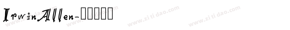 IrwinAllen字体转换