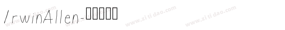IrwinAllen字体转换