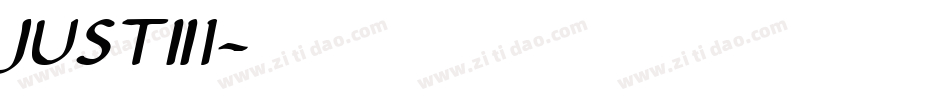 JUST2I字体转换