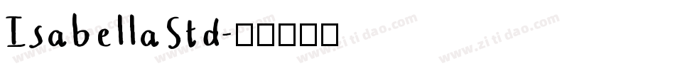 IsabellaStd字体转换
