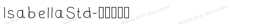 IsabellaStd字体转换