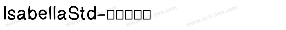 IsabellaStd字体转换