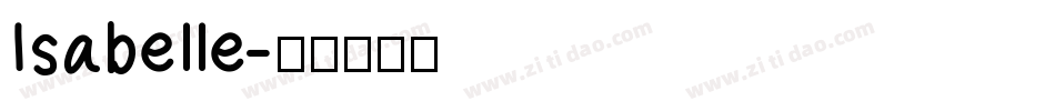 Isabelle字体转换