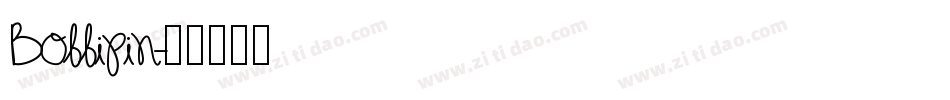 Bobbipin字体转换