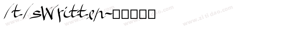 ItIsWritten字体转换