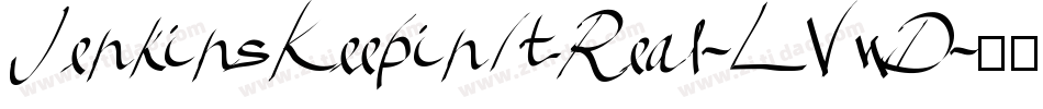JenkinsKeepinItReal-LVwD字体转换 JenkinsKeepinItReal-LVwD字体转换