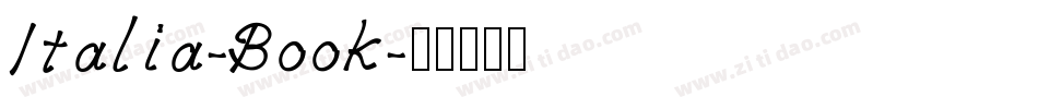 Italia-Book字体转换