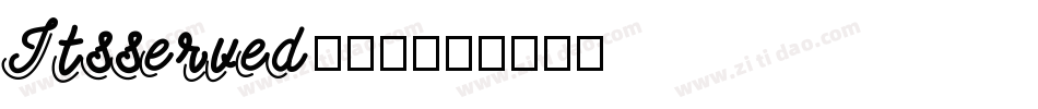 Itsserved转换器字体转换