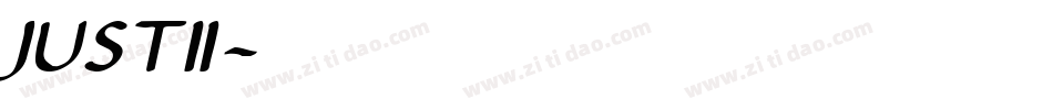 JUST2字体转换