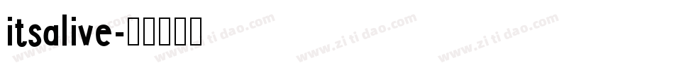 itsalive字体转换