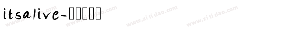 itsalive字体转换