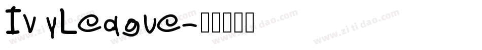 IvyLeague字体转换