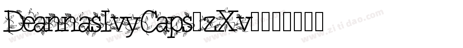 DeannasIvyCaps-zXv4字体转换