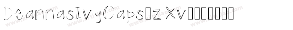 DeannasIvyCaps-zXv4字体转换