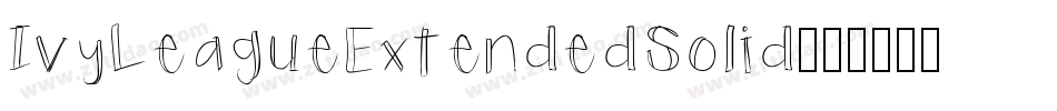 IvyLeagueExtendedSolid字体转换