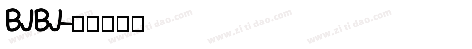 BJBJ字体转换
