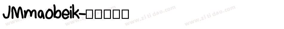 JMmaobeik字体转换