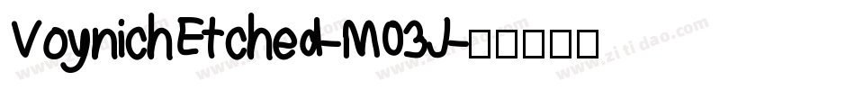 VoynichEtched-M03J字体转换