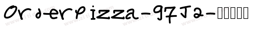 OrderPizza-97J2字体转换