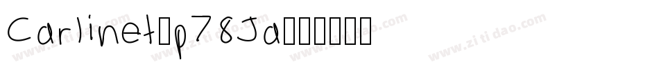 Carlinet-p78Ja字体转换