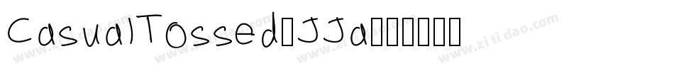 CasualTossed-JJa字体转换
