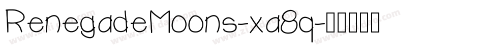 RenegadeMoons-xa8q字体转换