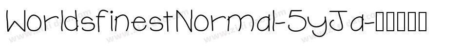 WorldsfinestNormal-5yJa字体转换