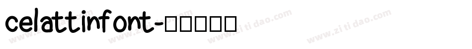 celattinfont字体转换