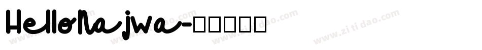 HelloNajwa字体转换