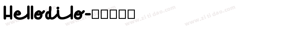 Hellodilo字体转换