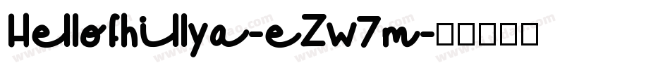 Hellofhillya-eZw7m字体转换