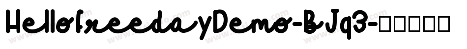 HellofreedayDemo-BJq3字体转换