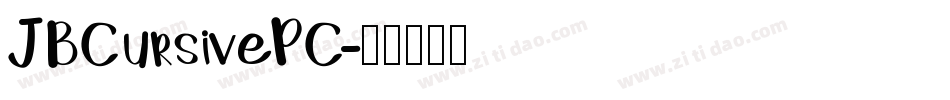 JBCursivePC字体转换