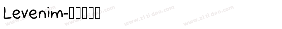 Levenim字体转换