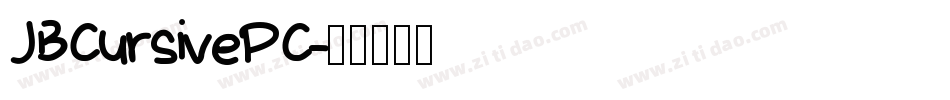 JBCursivePC字体转换