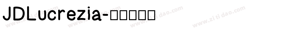 JDLucrezia字体转换