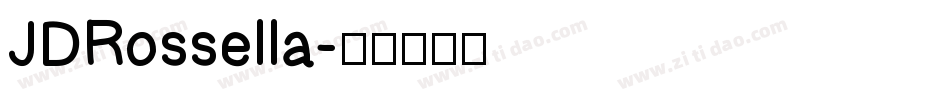 JDRossella字体转换