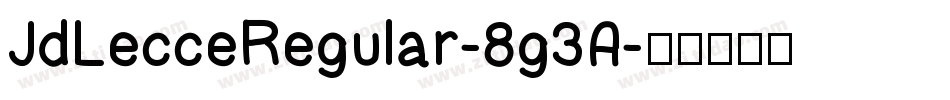 JdLecceRegular-8g3A字体转换