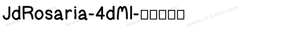 JdRosaria-4dMl字体转换