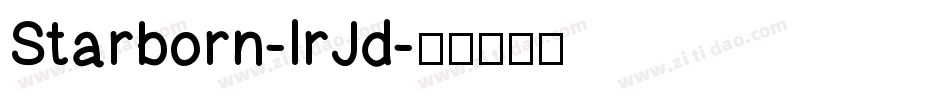 Starborn-lrJd字体转换