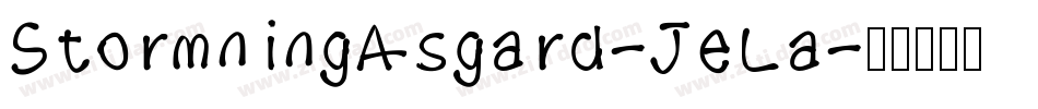 StormningAsgard-JeLa字体转换