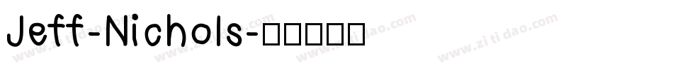 Jeff-Nichols字体转换
