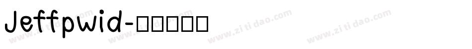 Jeffpwid字体转换