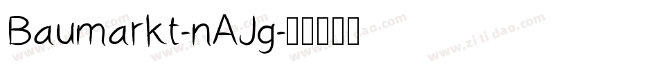 Baumarkt-nAJg字体转换 Baumarkt-nAJg字体转换